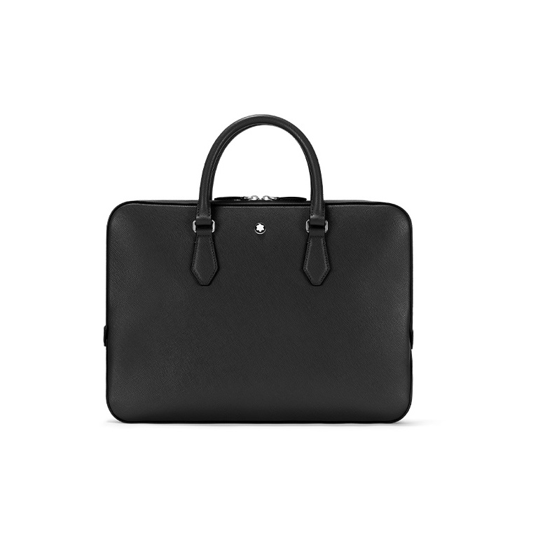 Leather Briefcase - Maletín Portátil de Cuero MONTBLANC para