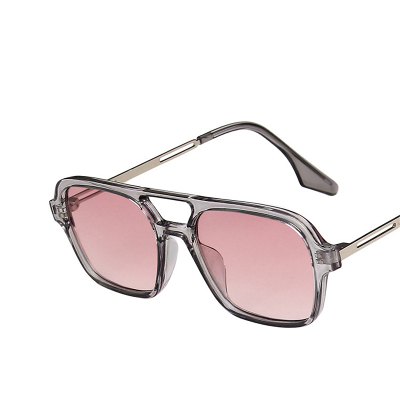 Sunglasses Uv400 - Gafas de sol retro con doble