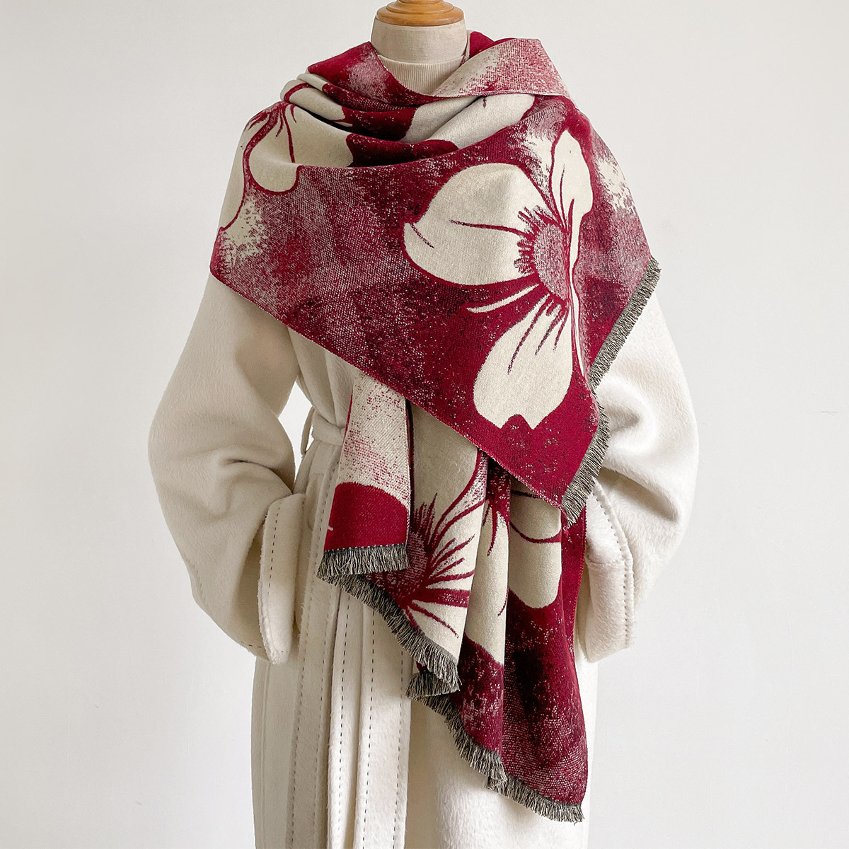 Cashmere Scarf - Bufanda de imitación de cachemira para