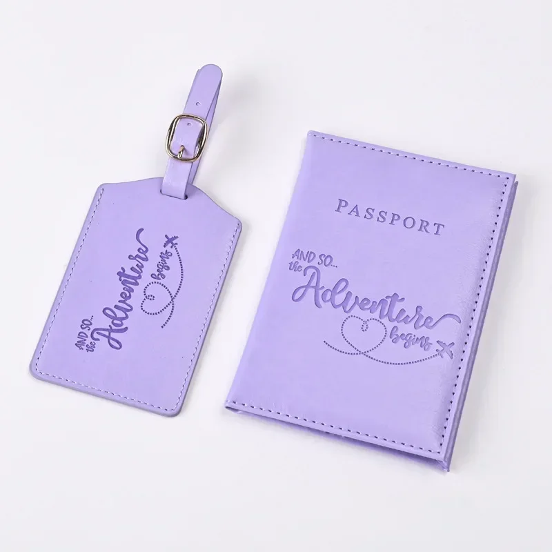 Travel Luggage Set - Nuevo Porta pasaporte de cuero PU