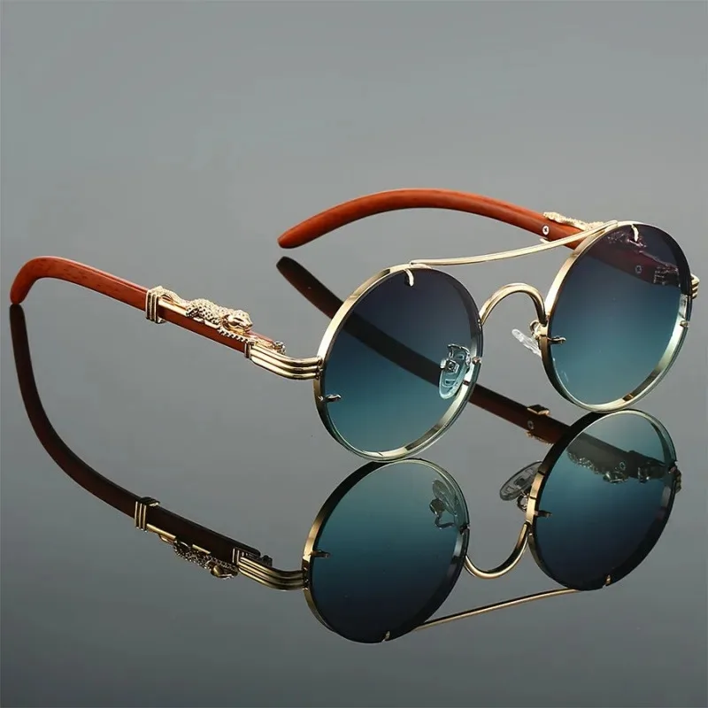 Sunglasses Uv400 - Gafas de sol redondas de estilo