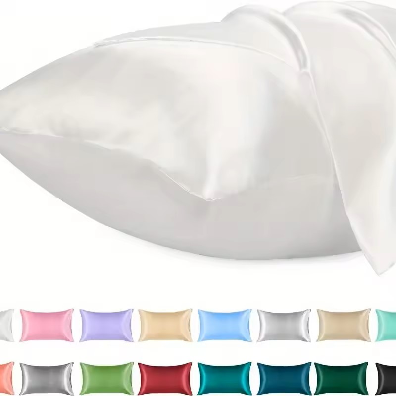 Silk Pillowcase - 1 Funda de Almohada de Satén