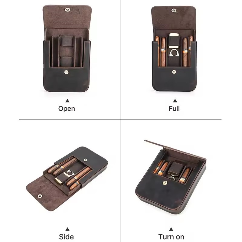 Estuche portátil para puros, h - Premium Cigar Case reseña y precio