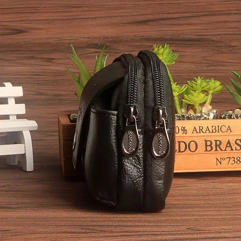 Bolsa de cuero genuino para ho - Leather Wallet Men reseña y precio