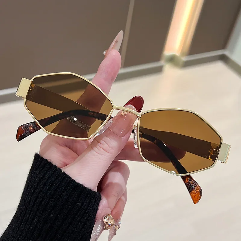 Gafas de sol poligonales de di - Sunglasses Uv400 reseña y precio