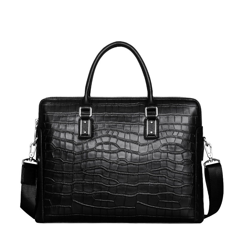 Maletín de cuero genuino para  - Leather Briefcase reseña y precio