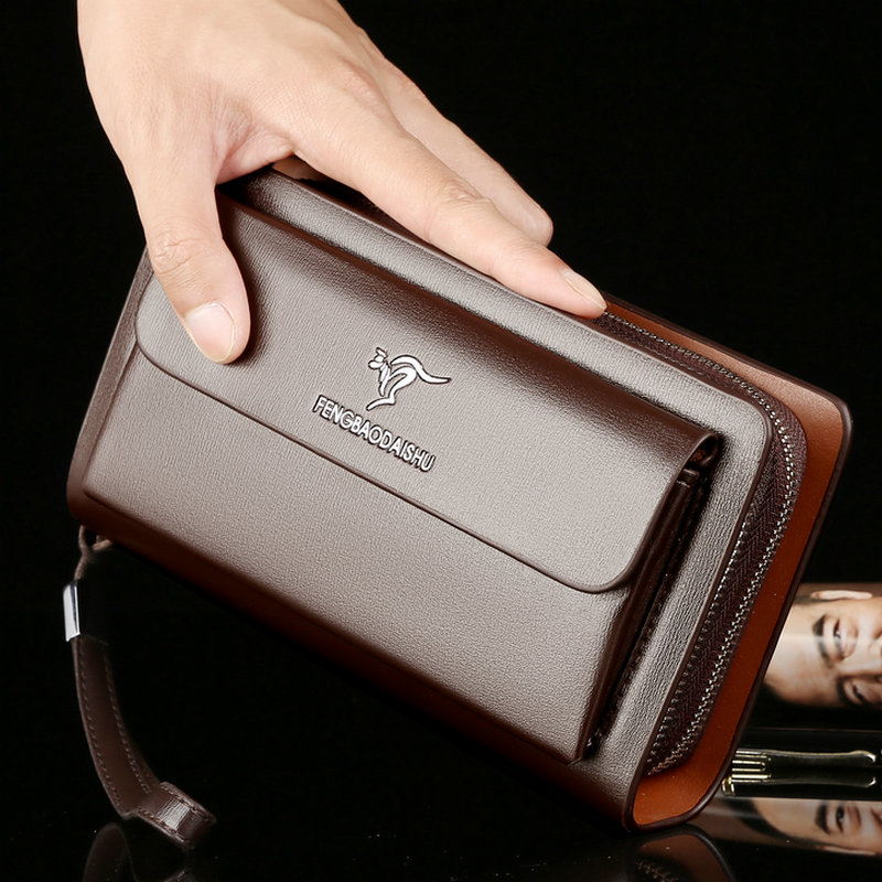 Carteras de moda para hombre,  - Leather Wallet Men reseña y precio